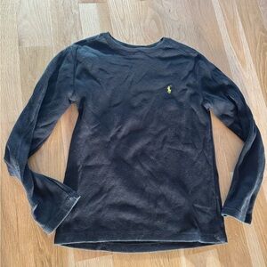 Polo by Ralph Lauren Black Crew Neck Shirt